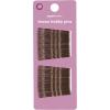 imageAmazon Basics No Slip Bobby Hair Pins Brunette Brown High Gloss for Comfortable AllDay Styling and Updos All Hair Types 72 CountBrown