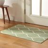 imageAmazon Basics Thin Indoor Area Rug Geometric Printed Washable Home Decor Carpet for Living Room Bedroom 6 W  9 L Beige GeometricGreen Geometric