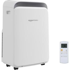 imageAmazon Basics 3In1 Portable Air Conditioner with Remote Timer Sleep Mode Auto Swing Dehumidifier 10000 BTU ASHRAE6000 BTU SACC Cools Bedroom Up to 450 Sqf White12000 BTU