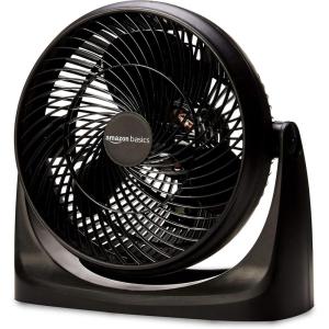 imageAmazon Basics Air Circulator Fan Desk Fan for Bedroom Home and Office With 90Degree Tilt Head 3 Speed Settings Lightweight 42 LBS 70 Watts Black 148Wx76Dx141H148W x 76D x 141H