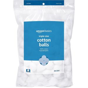 imageAmazon Basics Cotton Balls 600 Count 3 Packs of 200 Previously Solimo200 Count Pack of 1