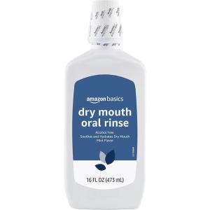 imageAmazon Basics Dry Mouth Oral Rinse Alcohol Free Mint Flavor Soothes and Hydrates 16 Fluid Ounces 1Pack Previously Solimo16 Ounce Pack of 1