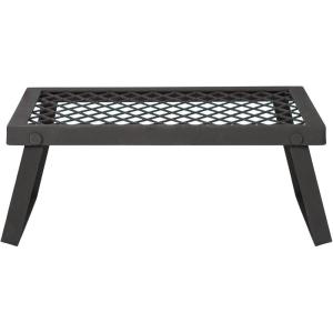 imageAmazon Basics HeavyDuty Portable Camping Grill Grate for Outdoor Open Flame Cooking Foldable Sturdy 159 x 122 Black