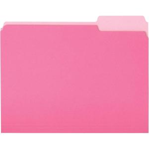 imageAmazon Basics Manila File Folders Letter Size 12 Tab in Left and Right Positions 85 x 11 36PackPink