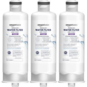 imageAmazon Basics Replacement Samsung DA9717376B HAFQINEXP Refrigerator Water Filter 3Pack Standard Filtration3Pack