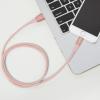 imageAmazon Basics Double Nylon Braided USBA Cable with Lightning Connector Premium Collection MFi Certified Apple iPhone Charger 3 Foot 2 Pack Rose GoldRose Gold