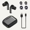 imageAmazon Basics Bluetooth Headphones True Wireless Earbuds IPX4Waterproof inEar wMicCharging Case BlackBlack