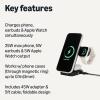 imageAmazon Basics MagSafe Compatible 25W Fast Charging Qi22 Certified 3in1 Wireless Charging Station Foldable Stand for iPhone 171615141312 Apple Watch AirPods with 45W Adapter BlackBlack